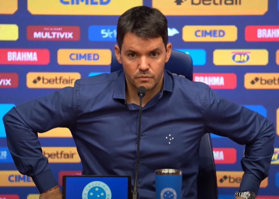 Nicolás Larcamón trata Copa Sul-Americana como prioridade no Cruzeiro