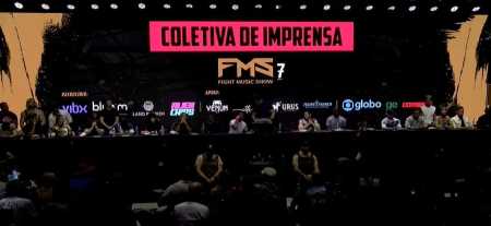 Coletiva de imprensa do FMS 7 nesta segunda-feira (6)