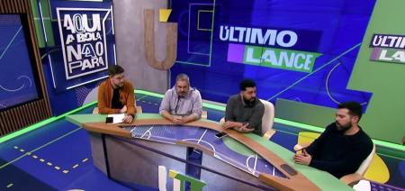 Bruno Formiga durante programa "Último lance" da TNT Sports