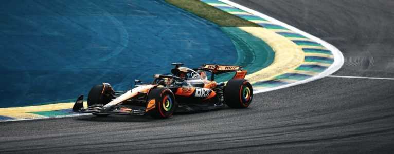 Lando Norris durante atividade do GP de São Paulo da Fórmula 1