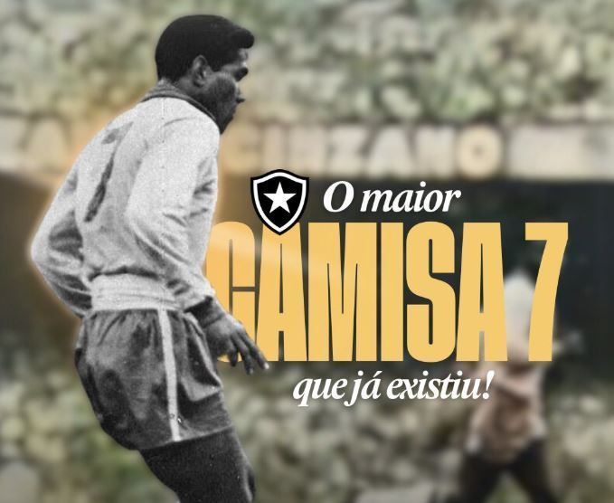 Botafogo vai às redes e reage à gafe da CBF com Garrincha; veja