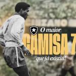 Botafogo vai às redes e reage à gafe da CBF com Garrincha; veja