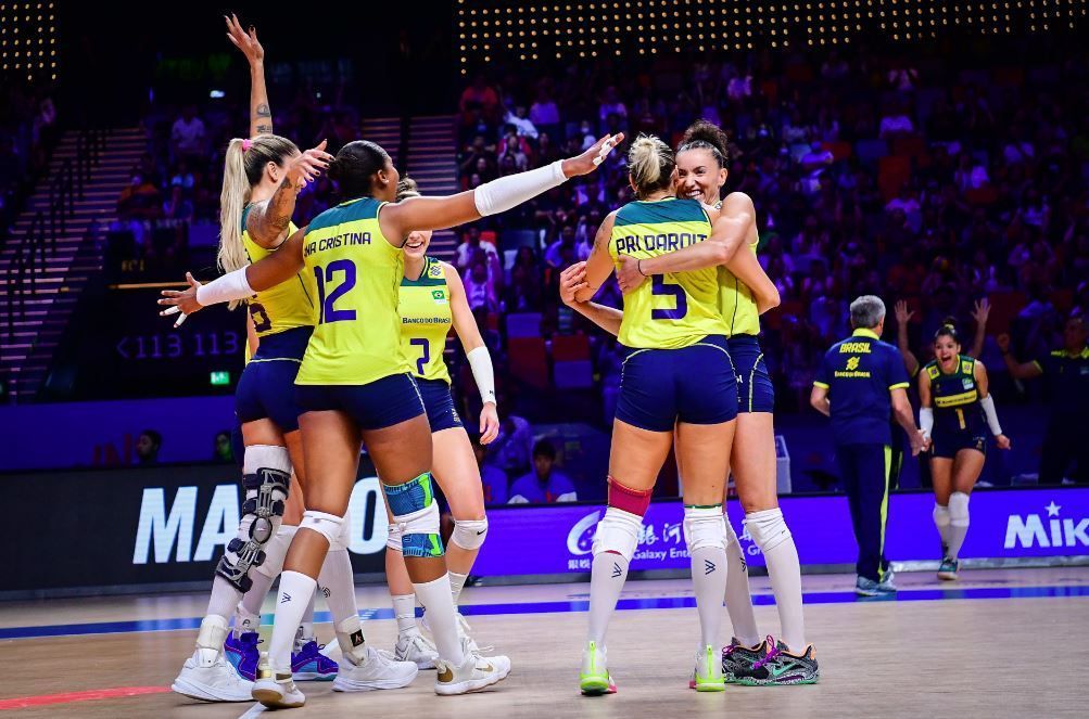 Brasil x Tailândia: horário e onde assistir ao jogo pela Liga das Nações Feminina (VNL)
