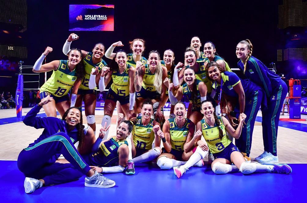 Vôlei: Brasil encara Tailândia para fechar semana da VNL com chave de ouro