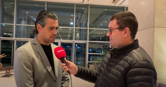 Paulo Bracks durante entrevistsa à Itatiaia nesta terça-feira (19) na Argentina