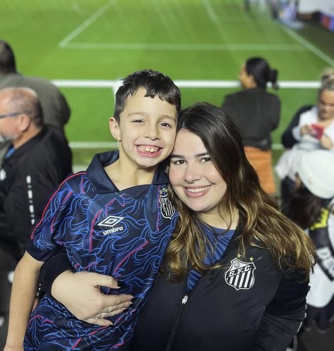 Cruzeiro x Santos: mãe e filho visitam Mineirão por motivo especial em Dia dos Pais