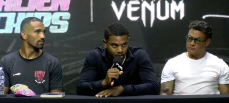 Davi Brito durante entrevista coletiva nesta segunda-feira (6)