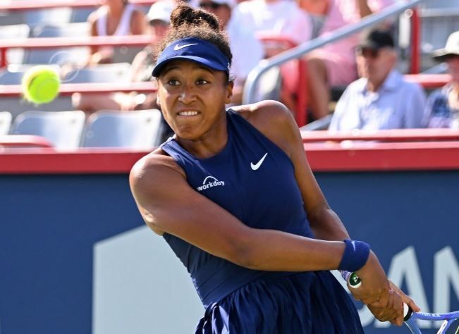 Naomi Osaka durante partida do WTA 1000 de Montreal Naomi Osaka durante partida do WTA 1000 de Montreal
