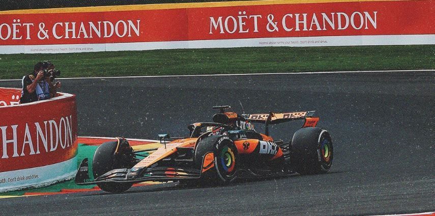 Oscar Piastri, da McLaren, lidera único treino livre do GP da Bélgica de Fórmula 1
