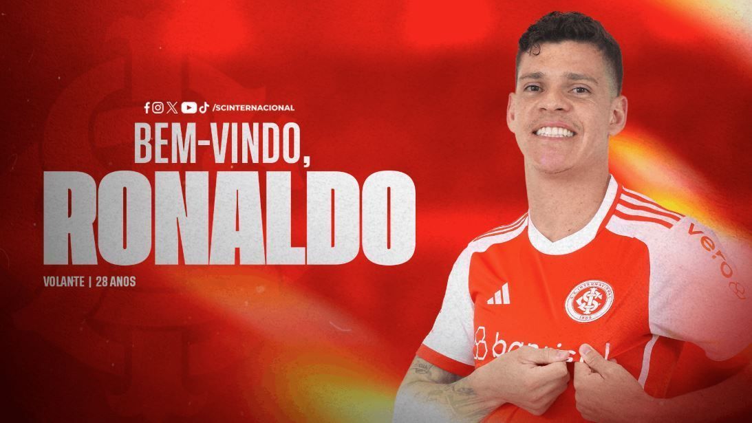 Internacional anuncia contratação do volante Ronaldo, ex-Juventude