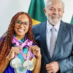 Rio-Niterói 2031: candidatura por Pan no Brasil 'usa' Lula e Rebeca Andrade