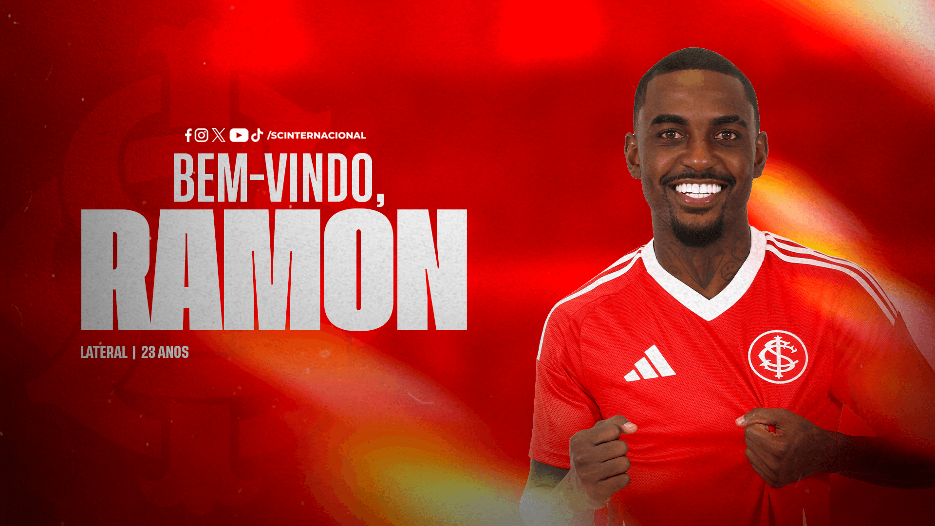 Inter anuncia contratação de lateral-esquerdo Ramon