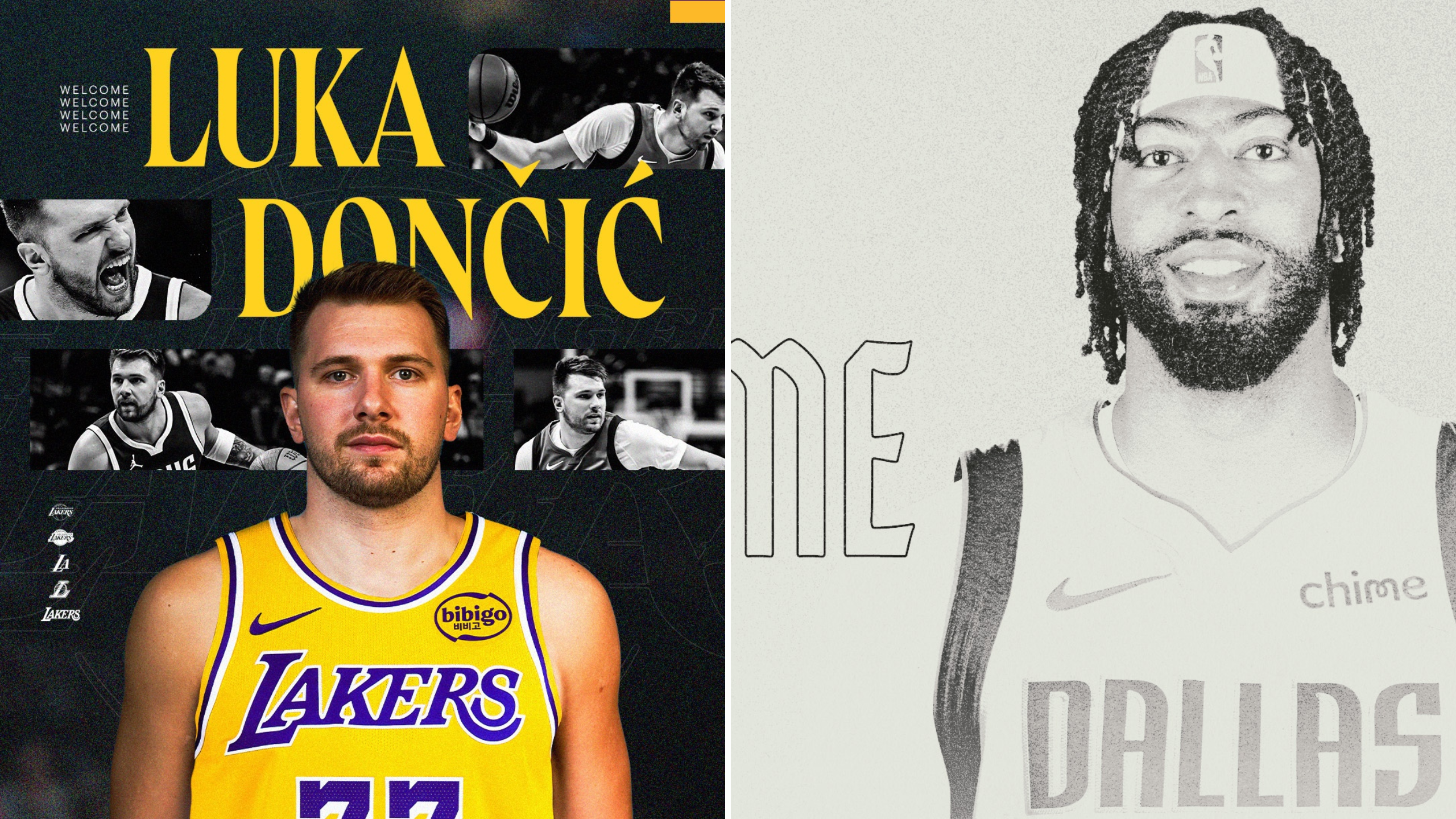 Doncic x Davis: jornalista revela conversa inusitada entre managers antes de troca; veja