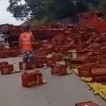 Vídeo: rodovia Fernão Dias é totalmente interditada em Itaguara  