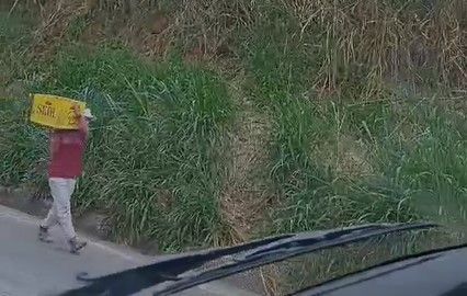 Vídeo: carreta estraga e carga de cerveja é saqueada na BR-381, em Minas