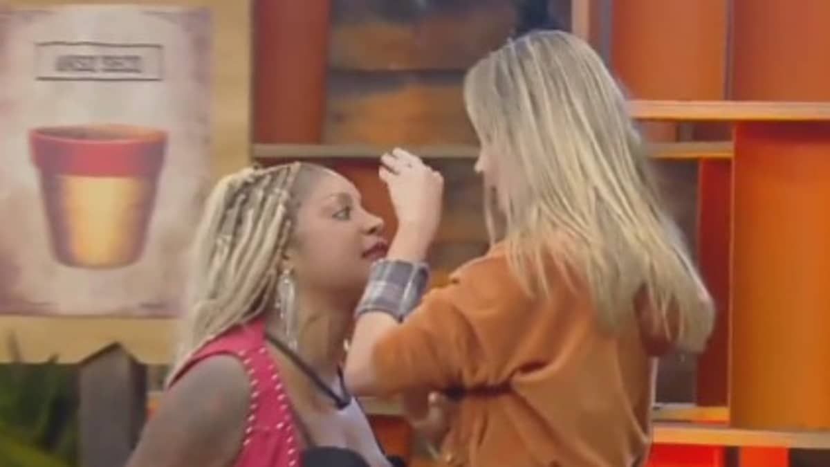 A Fazenda 15: Cariúcha ameaça 'acabar' com Rachel Sheherazade e Lucas se for para a Roça