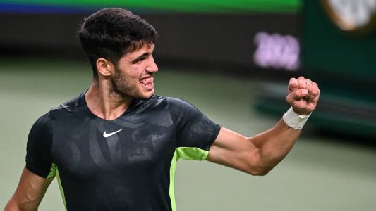 Carlos Alcaraz venceu compromisso pelo Masters 1000 de Xangai