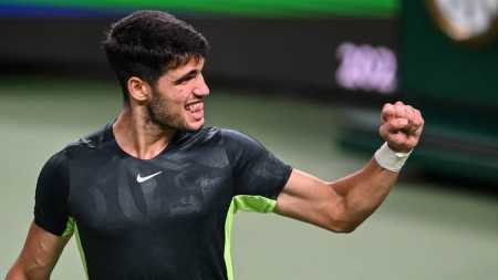 Carlos Alcaraz venceu compromisso pelo Masters 1000 de Xangai