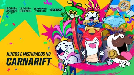 CarnaRift é um evento especial do Wild Rift que celebra o Carnaval