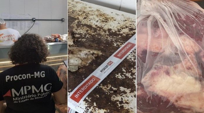 Fiscalização em Minas fecha açougues e apreende  2,7 toneladas de carne imprópria para consumo