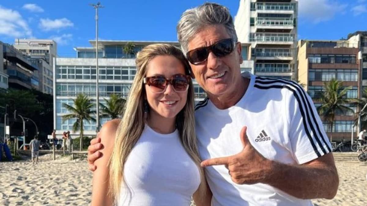 Carol Portaluppi brinca com Renato Gaúcho em redes sociais: 'Sai do fake' 