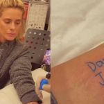 Carolina Dieckmann homenageia filho adolescente com tatuagem