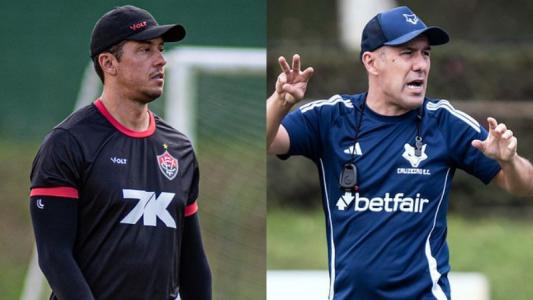 Carpini e Leonardo Jardim ficarão frente a frente em duelo que vale a liderança do Brasileiro para o Cruzeiro