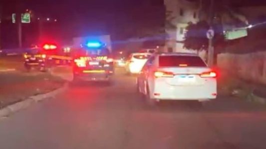 Carreta atropelou um carro durante fuga pelas ruas de Muriaé, na Zona da Mata mineira