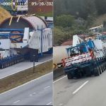 Carreta com carga de 850 toneladas está no mesmo trecho da Fernão Dias há uma semana