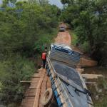Norte de Minas: Ponte sobre o Rio Verde Grande segue interditada e passa por vistorias