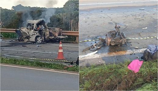 Acidente grave mata quatro pessoas no interior de MG