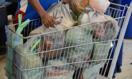 Foto mostra carrinho de compras