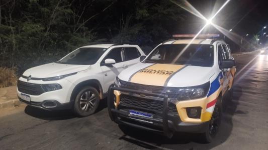 Fiat Toro apreendida após identificação de clonagem