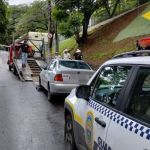 Veículo é rebocado na Raja Gabaglia e prefeito Fuad Noman avisa: 'seguimos trabalhando para manter a ordem pública' 