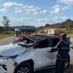 Acidente na BR-381 deixa ferido em Carmópolis de Minas