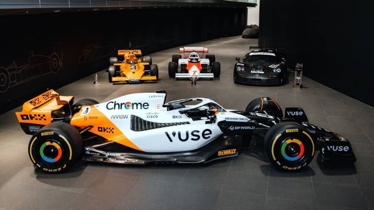 Fórmula 1: McLaren celebra tríplice coroa do automobilismo com pintura especial