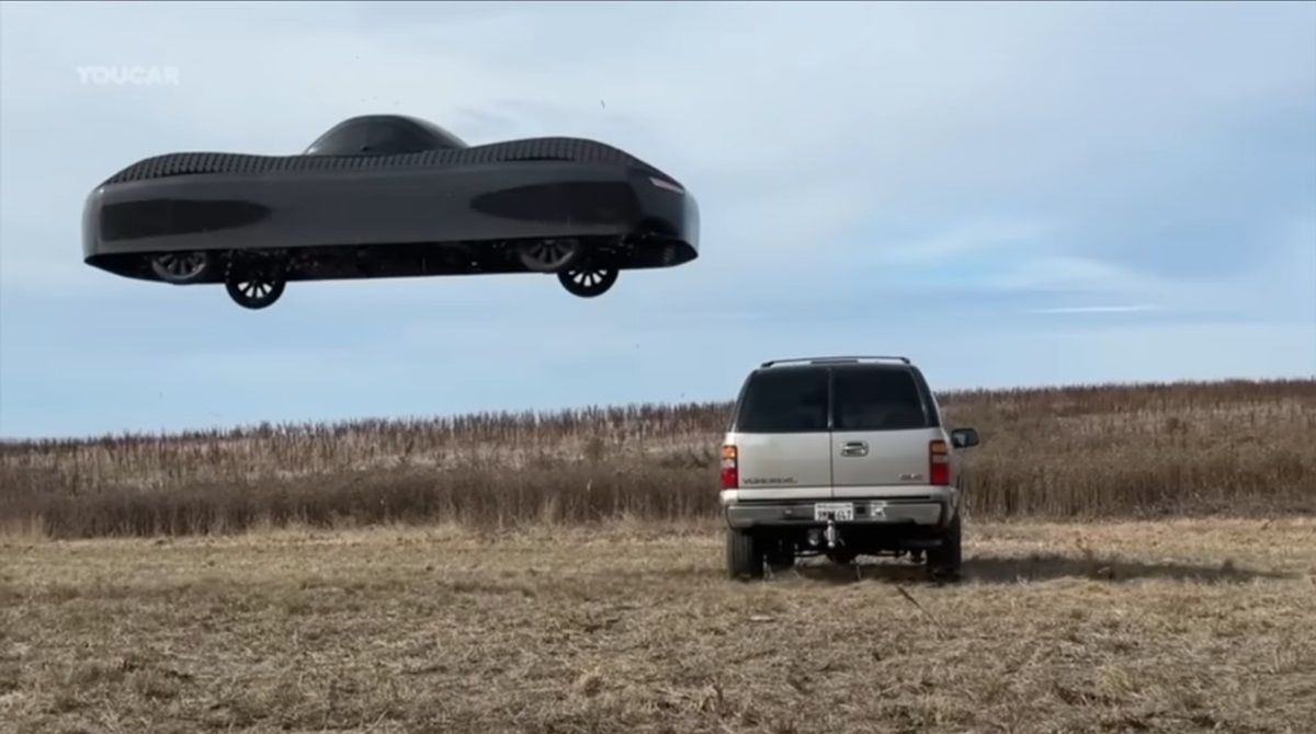 Pássaro? Avião? Não, é um carro voador