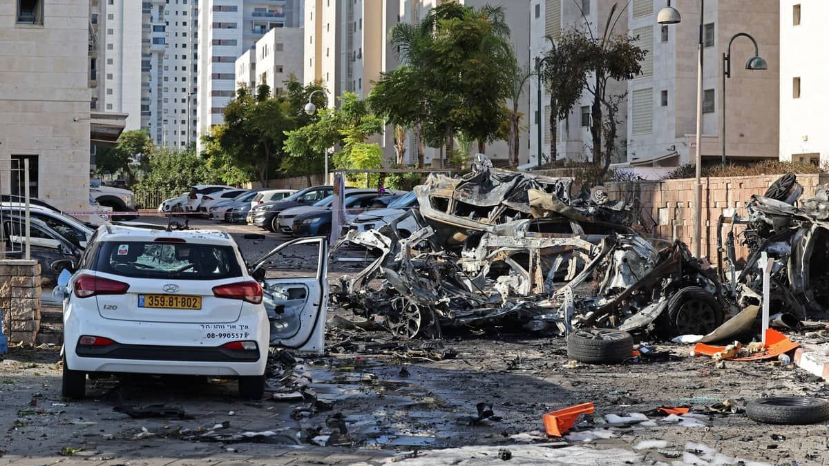 Veja imagens do momento que iniciou a Guerra em Israel