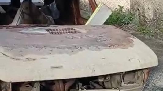 Carros estão abandonados há cerca de cinco anos