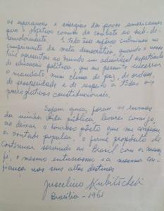 Selo em relevo e assinatura do ex-presidente atestam veracidade do documento histórico