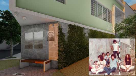 Foto mostra projeto futuro de esquina no Santa Tereza e, em menor escala, irmãos Borges na Esquina