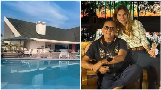 Casa de Galvão Bueno e Desireé Soares que será leiloada