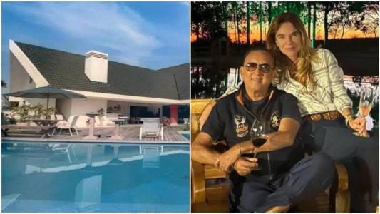 Casa de Galvão Bueno e Desireé Soares que será leiloada