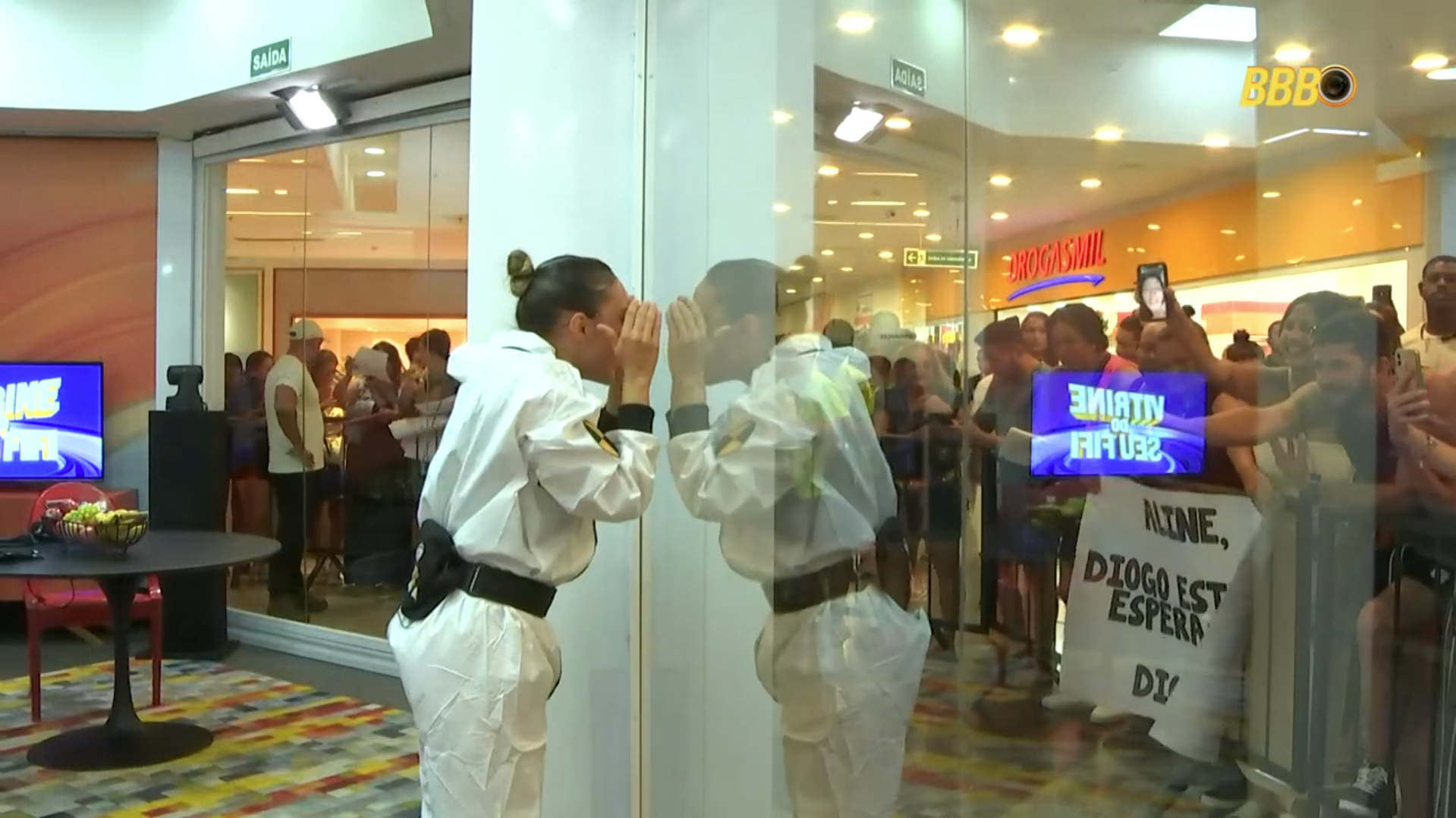 Em qual shopping fica a Casa de Vidro do BBB 26 em Porto Alegre?