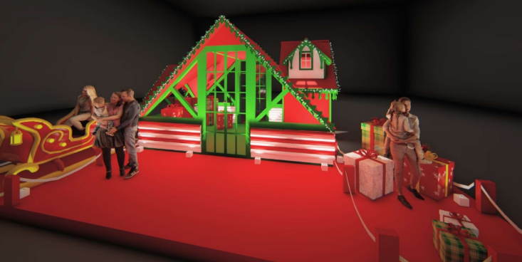 Natal em BH: casa do Papai Noel é inaugurada na Praça Sete nesta terça (19)