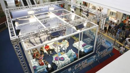 Casa será montada em um shopping no Rio
