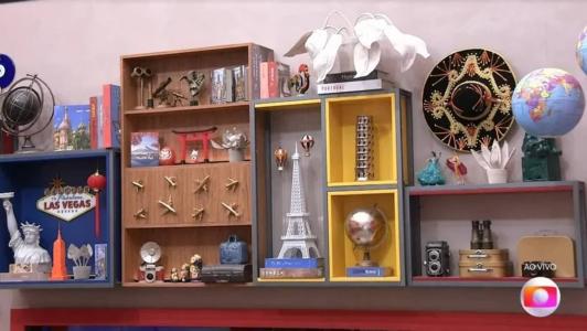 Casa traz detalhes que levam os participantes a diversos lugares do mundo