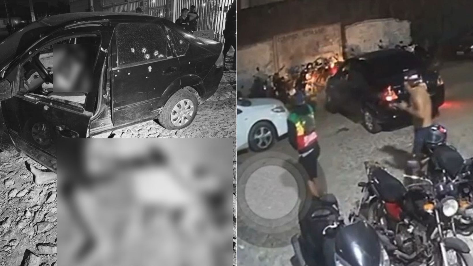 Vídeo: casal é executado com mais de 50 tiros por grupo armado ao sair de condomínio em Fortaleza
