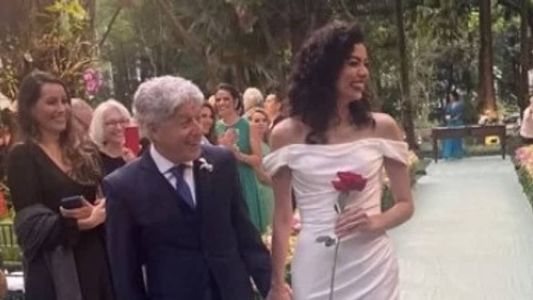 Casamento reuniu amigos, familiares e, claro, Ana Maria Braga