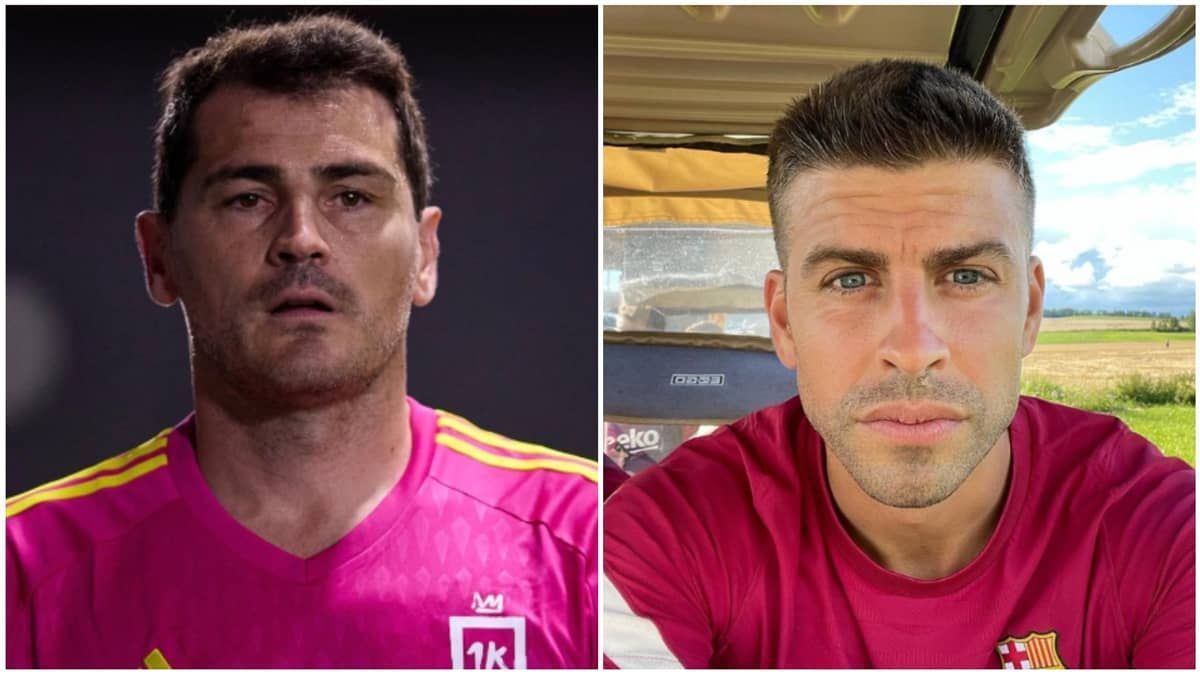 Casillas provoca Piqué após partida de futebol de 7 de liga criada pelo ex-zagueiro 